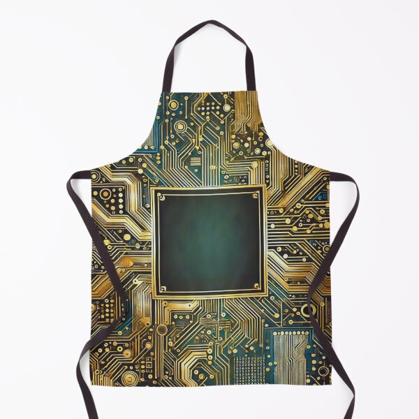 Item preview, Futuristic Golden Electronic Design designed and sold by Marinaso.