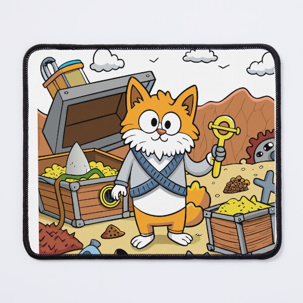 Item preview, Fluffy Cat Gold Explorer designed and sold by omerfdln34.