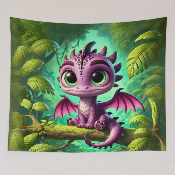Item preview, Adorable Forest Dragon designed and sold by Sillytoe.
