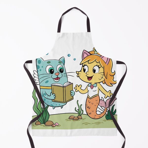 Item preview, Fluffy Cat Dressed as SpongeBob Meets a Beautiful Friend designed and sold by omerfdln34.