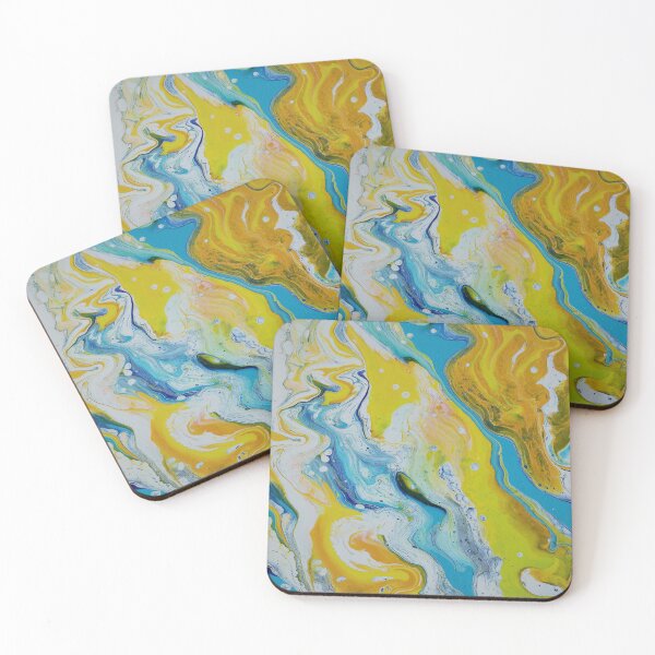 Item preview, Waltz Across 3 Golden Clouds Over Blue Water designed and sold by Doug Siegel.