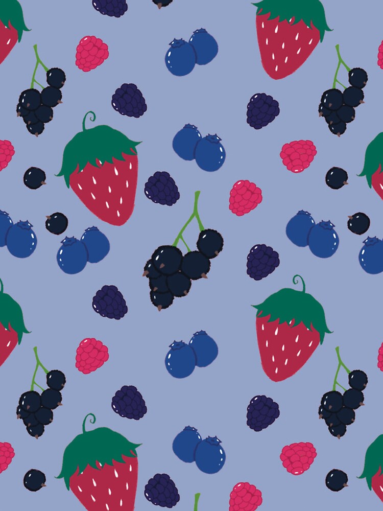 Thumbnail 4 of 4, iPhone Case, Berry Pattern designed and sold by pumpkindagger.