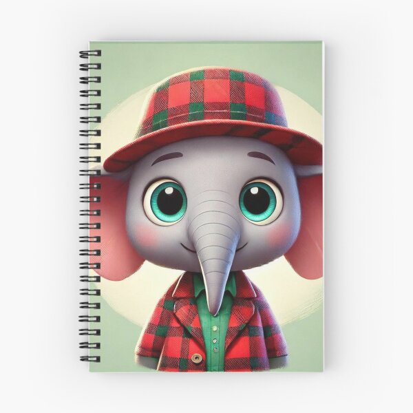 Item preview, Plaid Clad Elephant designed and sold by Sillytoe.