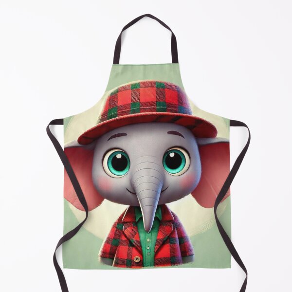Item preview, Plaid Clad Elephant designed and sold by Sillytoe.
