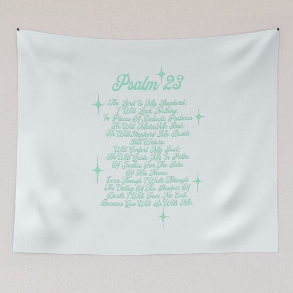 Item preview, Psalm 23, The Lord is My Shepherd,Refuge in the valley of shadow designed and sold by Virtuousvogue.