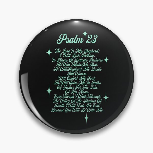 Item preview, Psalm 23, The Lord is My Shepherd,Refuge in the valley of shadow designed and sold by Virtuousvogue.