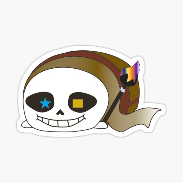 Ink sans, emotions are useless (color) Sticker for Sale by Nova-R