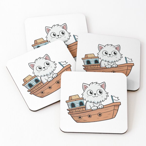 Item preview, Fluffy Cat on the Ghostly Ship with the Flying Dutchman designed and sold by omerfdln34.