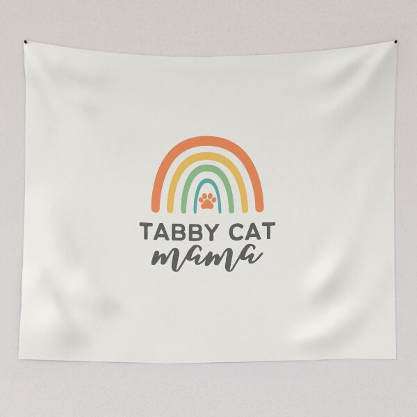 Item preview, Tabby Cat Mama - Cat Coat - Paw Rainbow - Cat Mom Gift designed and sold by patternjp.