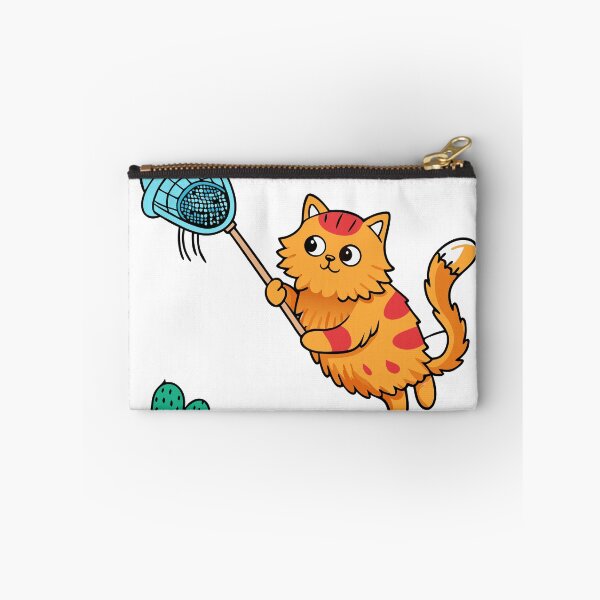 Item preview, Fluffy Cat with a Net, Catching Jellyfish with Expertise designed and sold by omerfdln34.