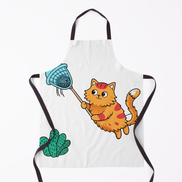 Item preview, Fluffy Cat with a Net, Catching Jellyfish with Expertise designed and sold by omerfdln34.