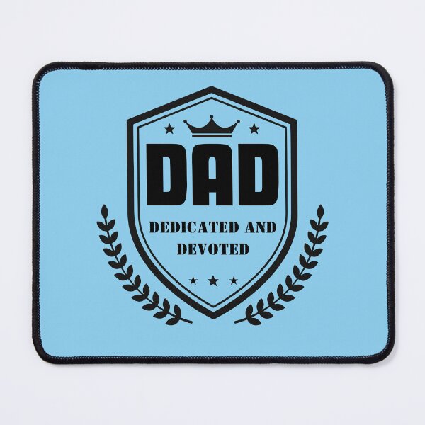 Item preview, DAD Dedicated And Devoted, Christian Bible Verse  For Dads,Christian Dad Gospel Quotes, Inspirational Christian Woman Design designed and sold by mattlee20.