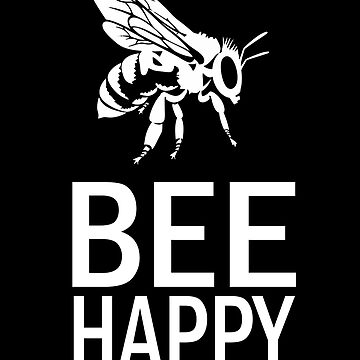 Artwork thumbnail, Bee Happy Pollinating Insects by FWLKIT