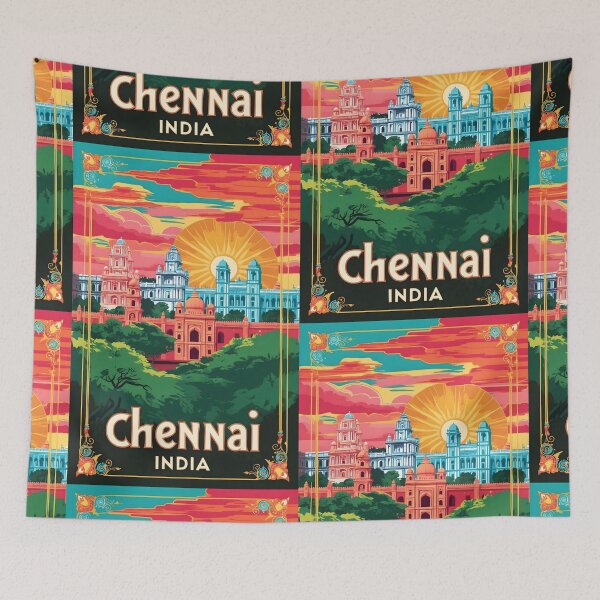 Item preview, Chennai India Vintage Travel Tourism  designed and sold by TravelersGems.