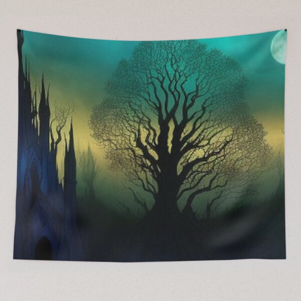 Item preview, Abstract Haunting Gothic Scene designed and sold by TheDarkWardrobe.
