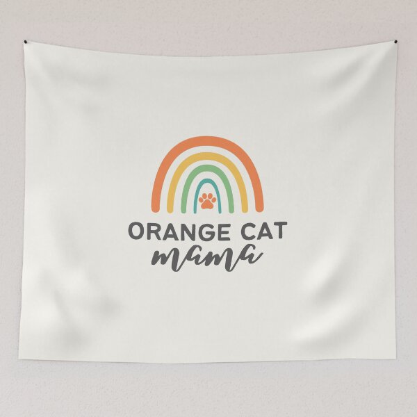 Item preview, Orange Cat Mama - Cat Coat - Paw Rainbow - Cat Mom Gift designed and sold by patternjp.