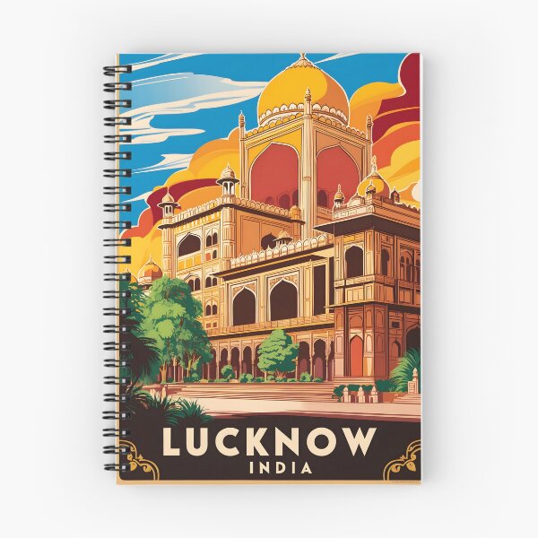 Item preview, Lucknow India Vintage Travel Tourism  designed and sold by TravelersGems.