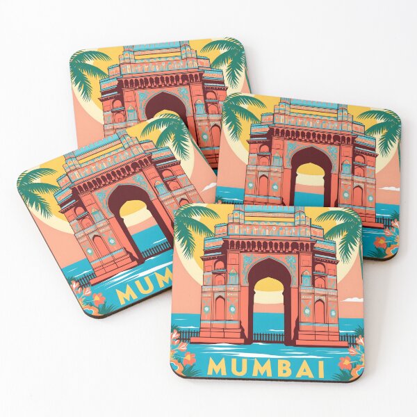 Item preview, Mumbai India Arabian Sea Vintage Travel Tourism  designed and sold by TravelersGems.