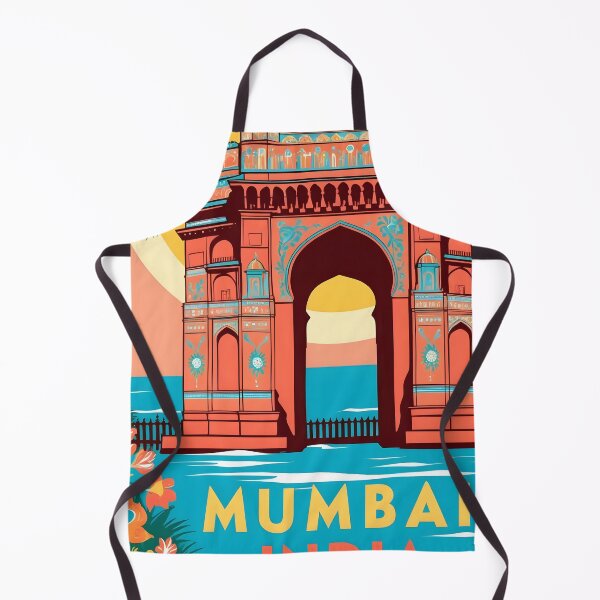Item preview, Mumbai India Arabian Sea Vintage Travel Tourism designed and sold by TravelersGems.