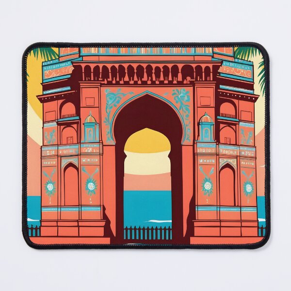 Item preview, Mumbai India Arabian Sea Vintage Travel Tourism designed and sold by TravelersGems.