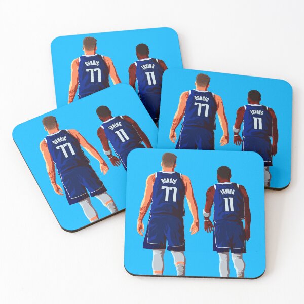Artikelvorschau, Luka Doncic und Kyrie Irving – Dallas Mavs Basketball entworfen und verkauft von sportsign.