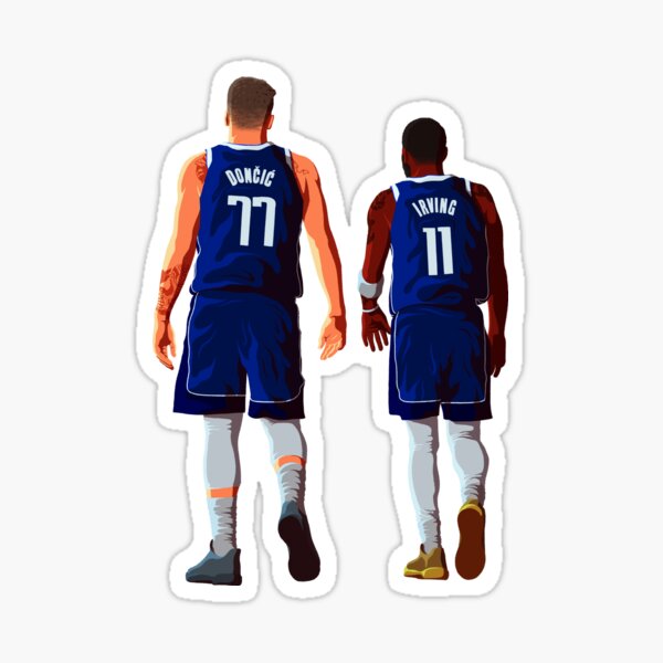 Item preview, Luka Doncic and Kyrie Irving - Dallas Mavs Basketball designed and sold by sportsign.