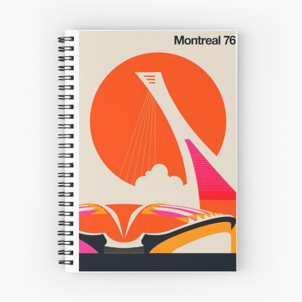 Item preview, Retro Mid-Century Modern Montreal Print designed and sold by theo5221.