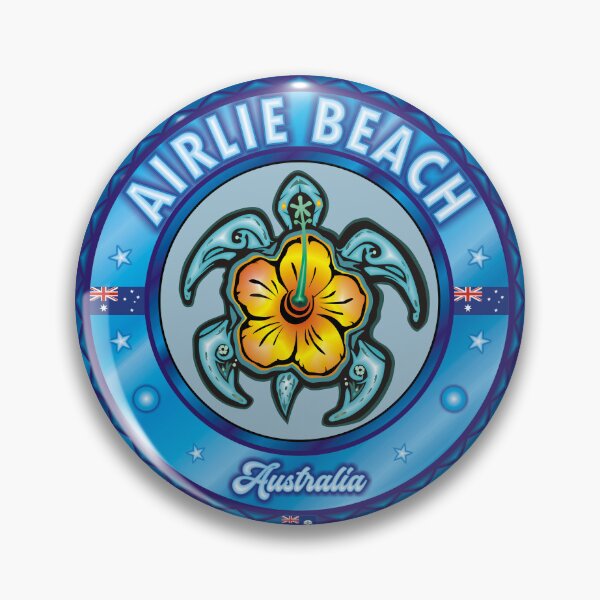 Item preview, Airlie Beach Whitsunday Australia sea turtle hibiscus designed and sold by studioss76.