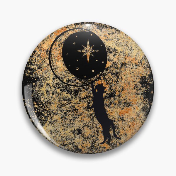 Item preview, The cat on the moon boho design, gift for cat owners designed and sold by WuweiDG.