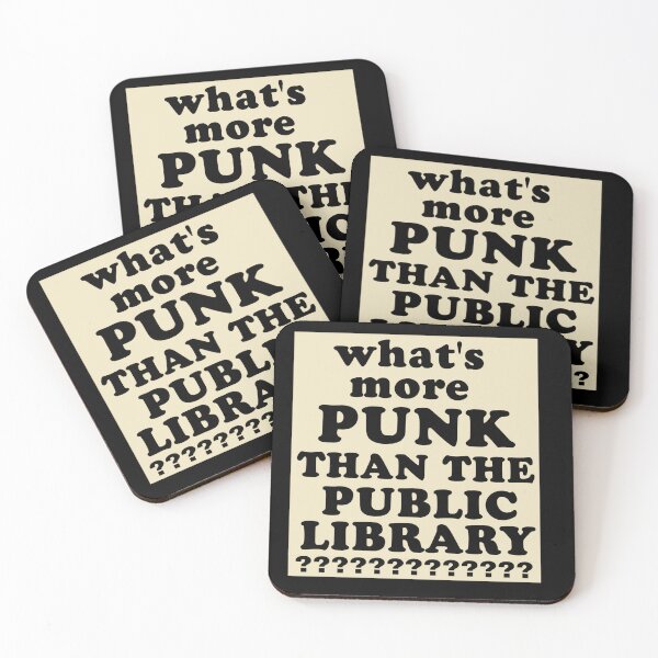 Item preview, what's more punk than a public library??? designed and sold by Mamado-sakou.