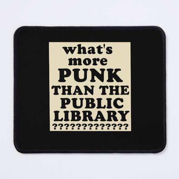 Item preview, what's more punk than a public library??? designed and sold by Mamado-sakou.