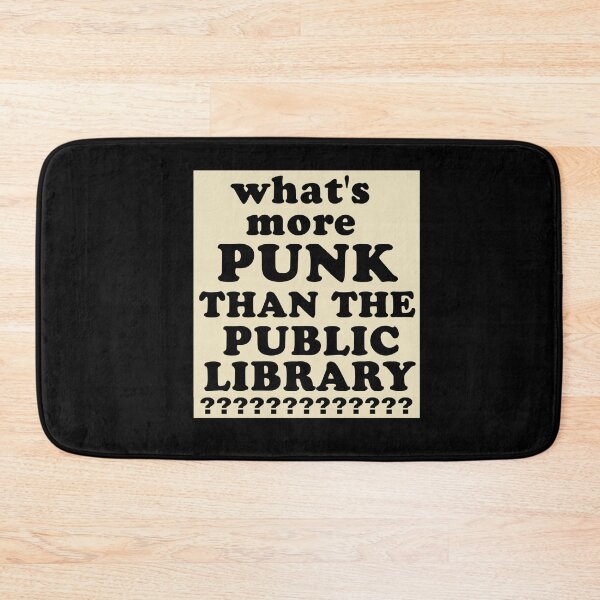 Item preview, what's more punk than a public library??? designed and sold by Mamado-sakou.