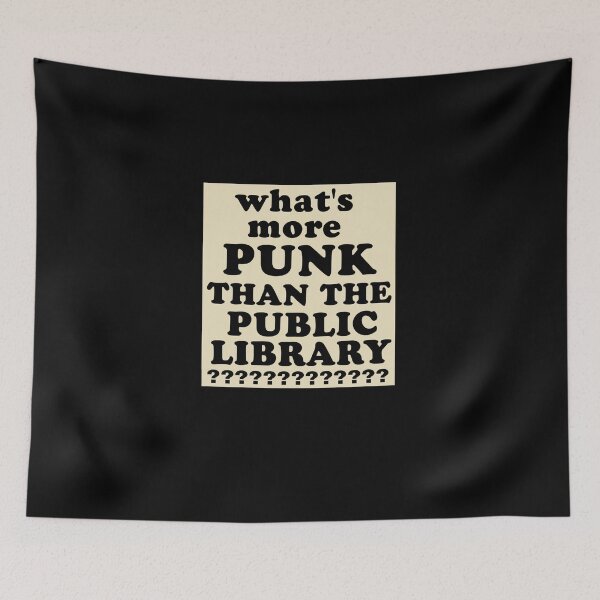 Item preview, what's more punk than a public library??? designed and sold by Mamado-sakou.
