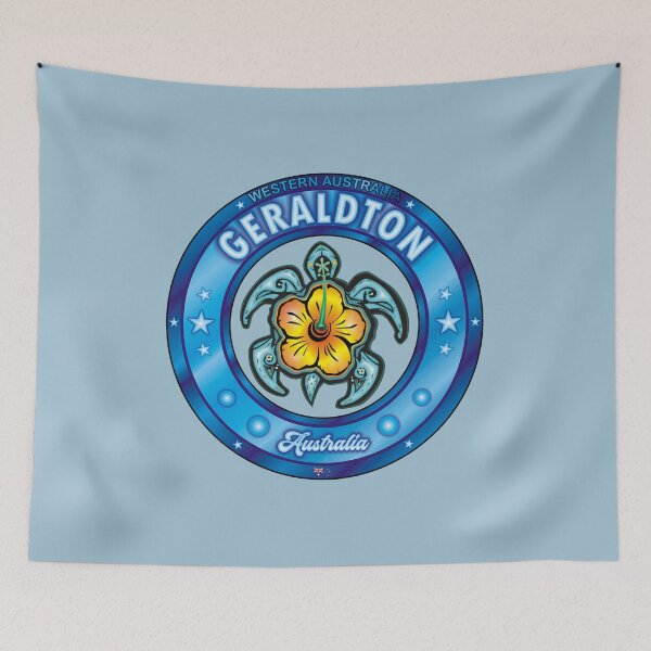 Item preview, Geraldton Western Australia sea turtle hibiscus designed and sold by studioss76.