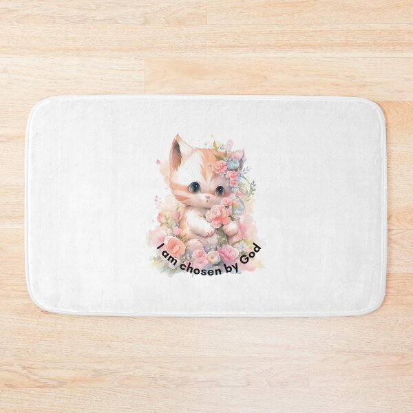 Item preview, Cute Kitten - I am chosen by God designed and sold by AnimalMenagerie.
