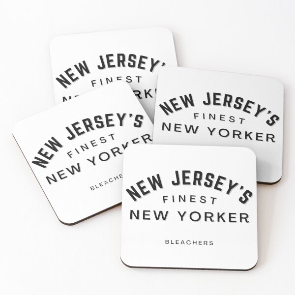 Item preview, New Jersey’s Finest New Yorker Jack Antonoff Bleachers Quote Black and Gray designed and sold by Lyrical Little Things.