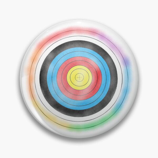 Item preview, Rainbow Archery Target designed and sold by ascherf.
