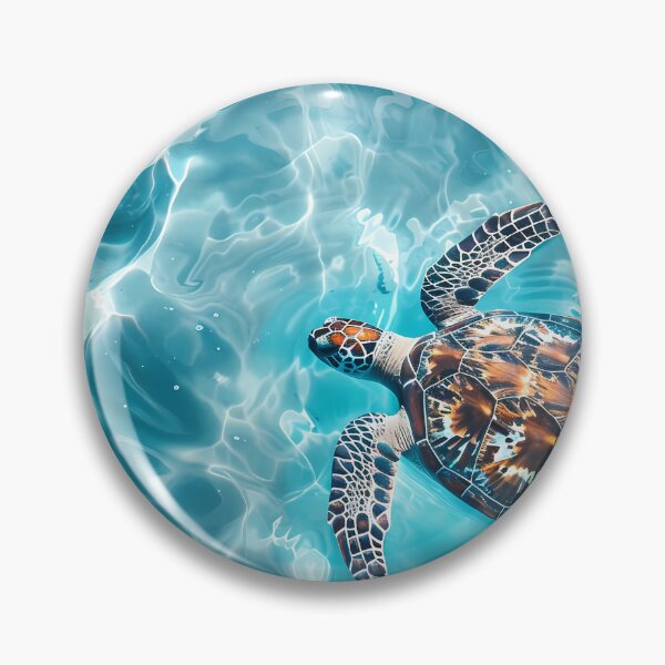 Item preview, Turtle Swimming In Sea designed and sold by sakurashorty.