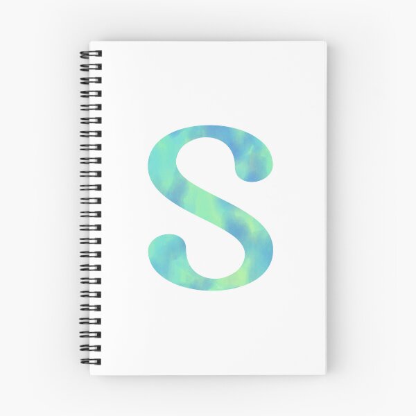 Item preview, “S” aqua designed and sold by Ninidesignss.