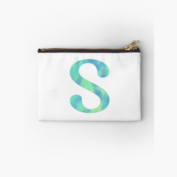 Item preview, “S” aqua designed and sold by Ninidesignss.