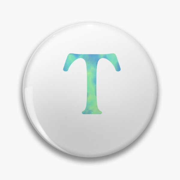 Item preview, “T” aqua designed and sold by Ninidesignss.