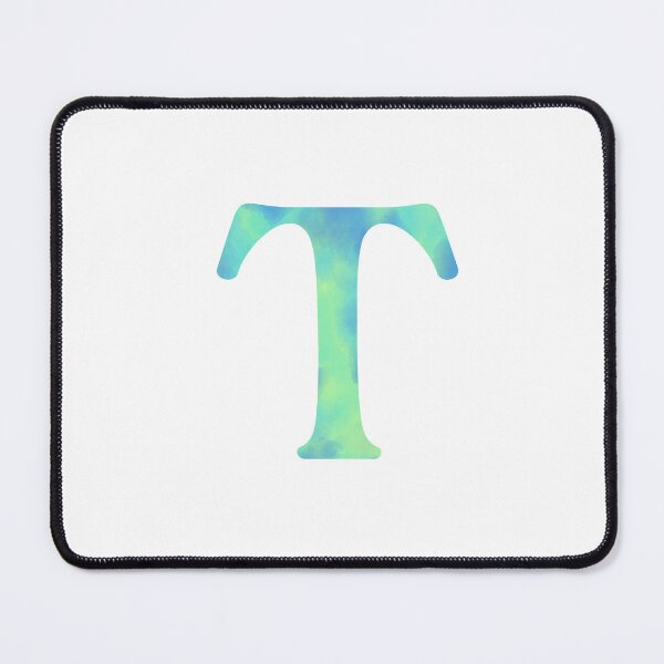 Item preview, “T” aqua designed and sold by Ninidesignss.
