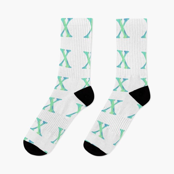 Item preview, “X” aqua designed and sold by Ninidesignss.