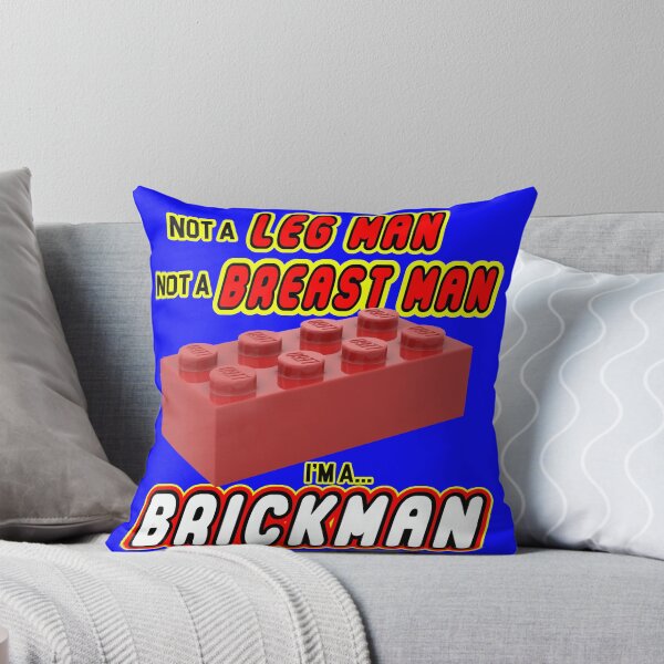 Item preview, Kein Bein-Mann, kein Brust-Mann, ich bin ein Brickman designed and sold by barefootmk.