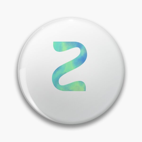 Item preview, “Z” aqua designed and sold by Ninidesignss.