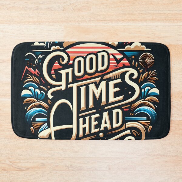 Item preview, good times ahead, typography designed and sold by maxmaj.