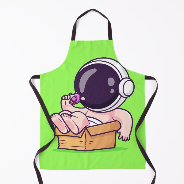 Item preview, Cute Baby Astronaut Playing with Box and Pacifier: A Cosmic Adventure designed and sold by hjian8219.