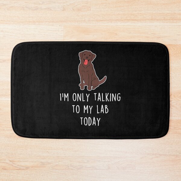 Item preview, Chocolate Labrador Talking To designed and sold by Clara Hollins.