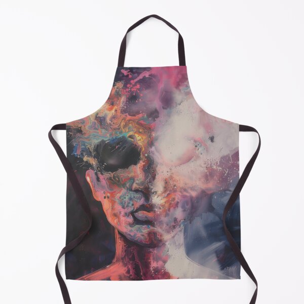 Item preview, Release the anxiety and breathe- abstract art about mental health designed and sold by PrettyPinkSkies.