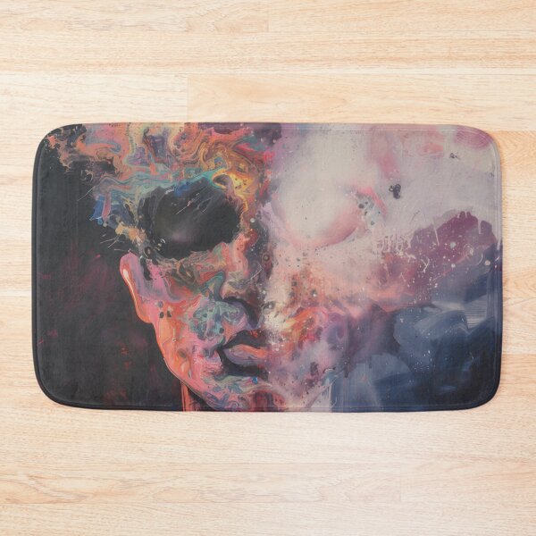 Item preview, Release the anxiety and breathe- abstract art about mental health designed and sold by PrettyPinkSkies.